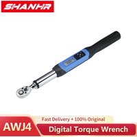 SHANHR Shahe 1/2'' Large Screen Digital Torque Wrench Car Repairing Tool with Buzzer & LED Adjustable Preset Torque Wrench Tools
