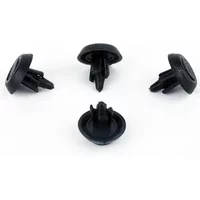 20/50pcs Fasteners 7mm Push Clip Black Auto Door Trim Panel Retainer Fastener For Toyota Camry Highlander Carola 9046707211