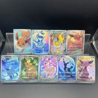 DIY Self-made Anime PTCG Japanese version Collectible Card Eevee Vaporeon Jolteon Flareon Umbreon Espeon Trading Card Game Gift
