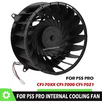 Replacement Internal Cooling Fan for PS5 Pro CFI-70XX CFI-7000 CFI-7021 19 Blades DC 12V 1.80A 3Pin Connector Game Cooler Fan