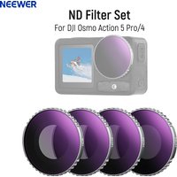 NEEWER ND Filter Set for Action 5 Pro Action Camera Accessories Multicoated HD Optical Glass For DJI Osmo Action 5 Pro/4