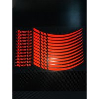 AliExpress NONE Wheel Decals Sticker Rim Decal White for 18-21Inch Stripe Tape Sticker Motorcycle Wheel Reflective Sport Bike Cycle Accessories