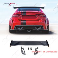 Suitable for Jaguar XE Project 8 Rear Spoiler - Carbon Fiber, Black, Fiberglass Bodykit Upgrade, Exterior Decoration Body Kit