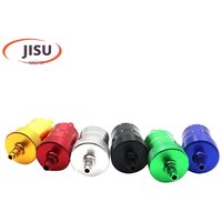 8mm CNC Aluminum Alloy Glass Motorcycle Gas Fuel Gasoline Oil Filter Moto Accessories For ATV Enduro Dirt Pit Bike MX Motocross