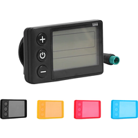 AliExpress MABPPEW 24V 36V 48V S866 Display Meter for E-Bike Electric Scooter Accessories Dashboard Display Panel Silicone Covers Replacement Parts