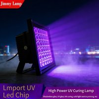 365nm 395nm 405nm UV Curing Lamp High Power for Crystal Drop Glue Screen Printing Paint Drying Nail Gel Curing