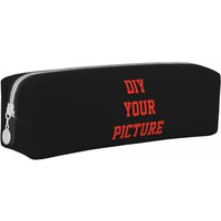 DIY Your Picture Pencil Case Lovely Customized Customization Pen Bag Kids Large Storage School Supplies Gift Pencil Box