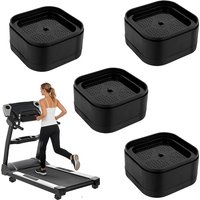 4pcs Treadmill Incline Riser Blocks Walking Stackable Height Adjustable Incline Blocks Pad Attachment Treadmill Accessories