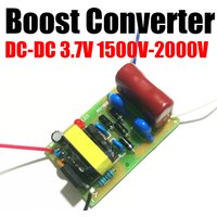 DC-DC 3V 3.7V 4.2V To 1500V-2000V Boost Converter POWER Super Arc Pulse Electric Shock High Voltage f/ Negative Ion Generator
