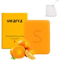 Swarva Persimmon Soap, Natural Aroma & Gentle Cleansing Handmade Bar for Bathing & Skin Care