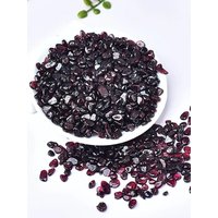 AliExpress NONE 3-12mm Wine-red natural garnet crystal chips, Burgundy natural garnet crystal gravel, Astroghar Natural Garnet Chips Crystal