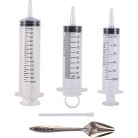 60/100/150ML Bird Feeding Syringe With Feeding Spoon Plastic Chick Animal Feeding Parrot Pigeon Feed Syringe Pet Feeding Tool