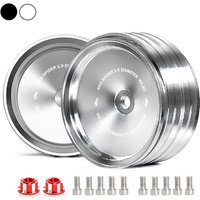 4pcs Metal 1.9" Retro Beadlock Wheel Rim Wheel Hub for 1/10 RC Crawler Car Axial SCX10 Traxxas TRX4 RC4WD D90 Redcat Gen8