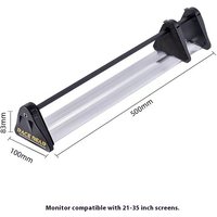 RACEBEAR 730mm/28.7" 500mm/19.7" Bezel Free Kit for 35-55" 21-35" Monitors Curved Screens
