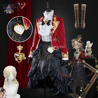 Game IdentityⅤ Tracy Leznick Machinist Cosplay Costume Lockheart Uniform Suit Halloween Carnival Party Play Role Anime Clothes