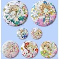1pc Cardcaptor Sakura Cartoon Badges 25 32 44 58 75 Mm Round Cosplay Pin Bag Decor Fans Collect Friends Gifts Brooch Souvenir