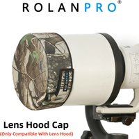 ROLANPRO Camouflage Lens Hood Cap For Sony Canon Nikon 300/400/500/600/800mm Lens Hood (Only Compatible With Lens Hood)