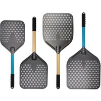 10 11 12 13 14 Inch Pizza Peel Perforated Shovel Turning Paddle for Oven Turning Peel Kitchen Tools Nonstick Pizza Baking