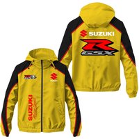 2025 Suzuki Racing Jacket, Team Uniform, Motorcycle Jacket, Windproof Thin Sun-protective Clothing, Outdoor Cycling Men's Jacket