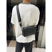 Faionable ex Vintage Floral Crossbody Bag Tee-Box New Men's INS Commuting Single oulder Small Chest Bag Busin OL...