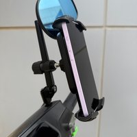 Non dismantling patented rearview mirror is suitable for motorcycles, electric vehicles, mobile phone holders, reflective clips,