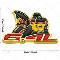 AliExpress NONE High-quality Modification Metal 3D Car Sticker SCATPACK 6.4L Bee Body Decoration Scratch Cover DIY decoration car Accessories