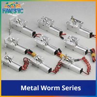 Electric Retractable Landing Gear 25g 40g 55g Aluminum Alloy Metal Worm For Rc Scale Fixed Wing Model Hobby Airplane