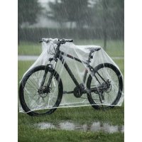 AliExpress NONE 1/5/10pcs Clear Plastic Bicycle Cover Portable Outdoor All Season Full Protection Waterproof Dust Snow Shield for Mountain Bike