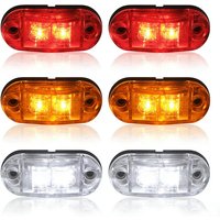 2/4/5PCS 12V-24V 2LED Boat Navigation Light Sailing Signal Lamp Waterproof IP67 Safety Warning Light for Marine Yacht Kayak Boat