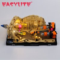 EASYLITE Led Light Set for Mos Espa Podrace Diorama 75380 Collectible DIY Toys Blocks Bricks Lighting Kit No Model