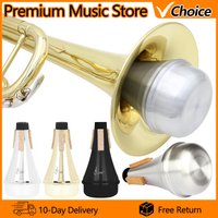 SLADE Trumpet Mute Silencer Weaker ABS/Aluminum Alloy Lightweight Mute Trumpet Beginner Practice Silencer Instrument Accessories