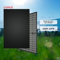 Longi Hi-MO X6 Artist LR5-54HTDB 420-435M Ultra Black High Quality Solar Panel 420w 425w 430w 435w