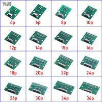 FPC FFC Flexible Cable Adapter Board 0.5mm Pitch Connector SMT to 2.54mm 4P/6P/8P/10P/12P/14P/15P/16P/18P/20P/22P/24P/26P/30P
