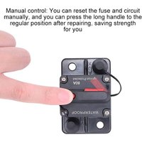 Waterproof Circuit Breaker Fuse Reset 150A 200A 250A 300A 30A-120A Amp Rating for Boat And Car Use
