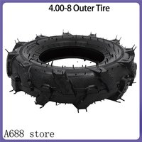 Durable 4.00-8 Rubber Herringbone Tread Tire for Agricultural Scooters and Micro Cultivators