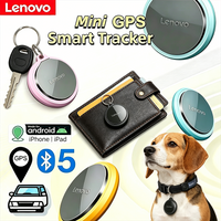 Lenovo Bluetooth5.3 AirTag Smart Reminder GPS Tracker Anti-Lost Device Pets Bag Wallet Finder Tracking Locator For Apple Android