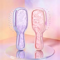 Mini Air Cushion Hair Brush Wheat Straw Detangling Tangled Scalp Massage Comb Winmill Anti-static Hairbrush Salon Styling Tool