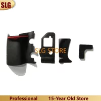 4 Pieces New Body Grip Rear Thumb Bottom Rubber Cover Unit Part for Nikon D300 DSLR Camera Replacement Part + Adhesive Tape