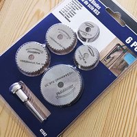 6Pcs HSS Circular Saw Blade Rotary Tool For Metal Cutter Power Tool Set Wood Cutting Discs Drill Mandrel Cutoff