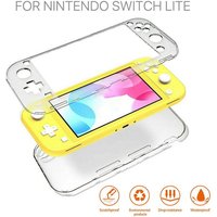 For Nintendo Switch Lite Transparent Clear Shockproof Protective Hard Case Cover