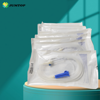10PCS Dental Implant Surgical Flushing Pipe Irrigation Tubing Dentist Water Pipe Transparent Disposable Tube Match NSK