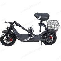 Portable and Foldable Mobility Scooter with Storage Basket, Lithium Battery Outdoor Cycling Electric Scooter