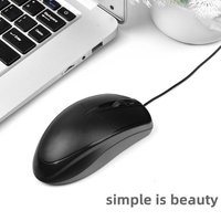 ●Hot!Neutral Wired Mouse 2.4Ghz With USB Cable Ergonomic Ultrathin Mice For PC Laptop Business Computer Office Mouse 1.2m