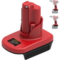 DM20M12 Adapter for Milwaukee M18 18V for DeWalt 20V Lithium Batteries Converting To for Milwaukee M12 12V Battery Power Tools