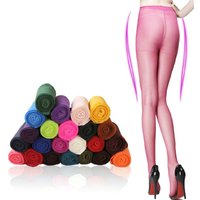 1 Pair Color Transparent Ultrathin Candy Color Sexy Women Tights Mulheres Meias Pantyhose Collants Stockings Hosiery Underwear
