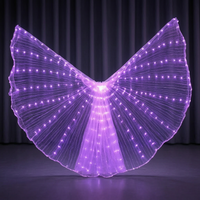 LED Wing Cloak Adult Luminescent Color Belly Dancing Wings Stage Performance Party Costume Prop