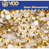 VDD 125 Sun Shine SS4-SS30 Glass Rhinestones Crystal Glitter Diamond Strass Flatback Stones For Nail Art Craft DIY Decorations