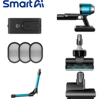 SmartAI 100% Oryginalne Akcesoria do Odkurzacza V15PRO: Bateria zamienna, filtry HEPA, rura teleskopowa, szczotka.