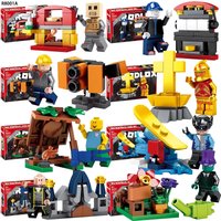 8 Styles Roblox Figures Toy Model Building Block Virtual World Games Accessories Assembly toys Collectible Ornaments Puzzle Toy