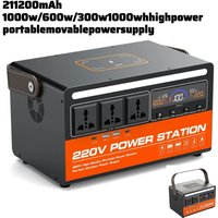 211200mAh Portable Outdoor Camping Power Station 1000w Li- Ion Battery 18650 220V AC Output Power Bank Backup Power Supply image 4